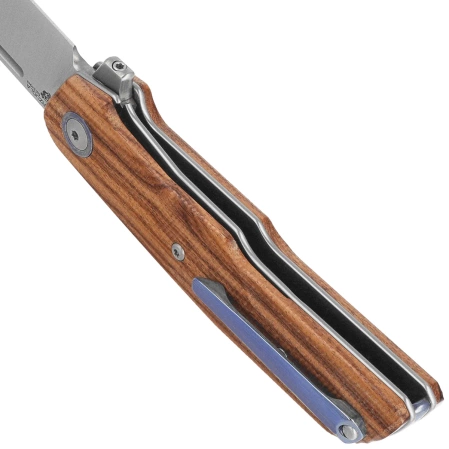 Nóż składany MKM Clap Santos Wood, Satin M390 by Bob Terzuola (MK LS01-S)