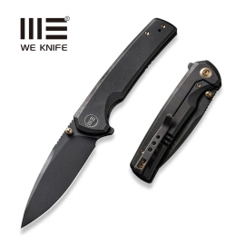 Nóż składany WE Knife Subjugator Black Titanium, Black Stonewashed CPM 20CV (WE21014C-5)