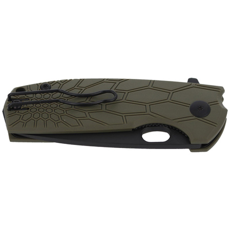 Nóż składany Fox Core OD Green FRN, Cerakote Black N690 by Jesper Voxnaes (FX-604 OD)