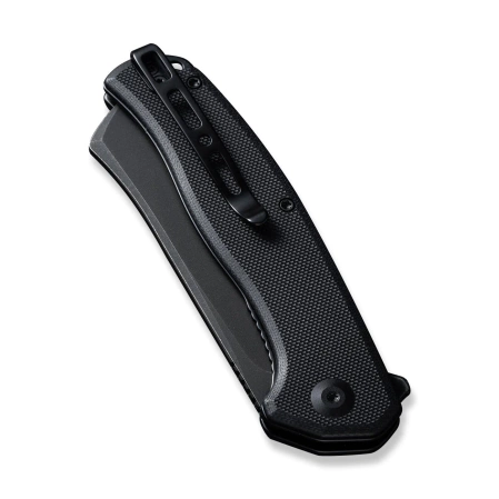 Sencut Knife Traxler Black G10, Black Stonewashed 9Cr18MoV (S20057C-1)