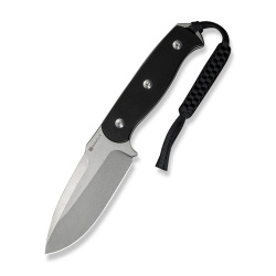Sencut Toxodon Knife Black G10, Stonewashed 9Cr18MoV (S24036-1)