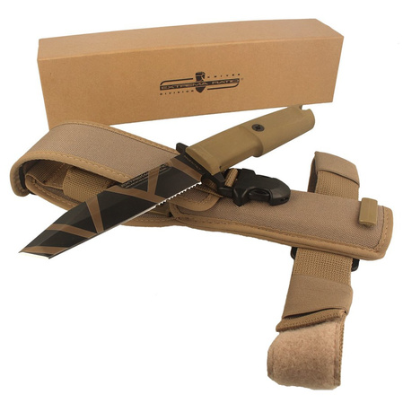 Nóż Extrema Ratio Fulcrum S Desert Forprene, Desert Warfare N690 (04.1000.0092/DW)