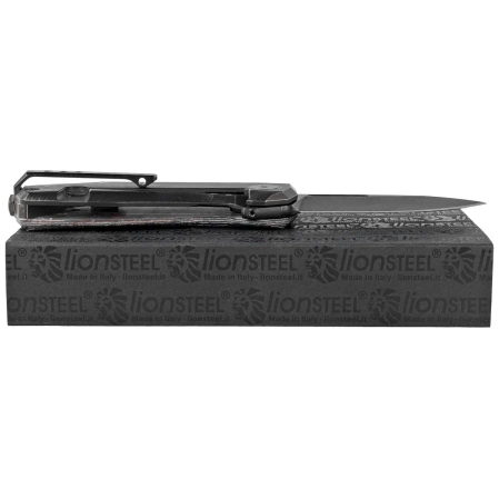 LionSteel Nano Knife Nebula Fat Carbon, Old Black MagnaCut (NA01 NB)