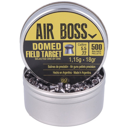 Apolo Air Boss Domed Field Target AirGun Pellets .22/5.52 mm, 500 psc 1.15g/18.0gr (30205-2)