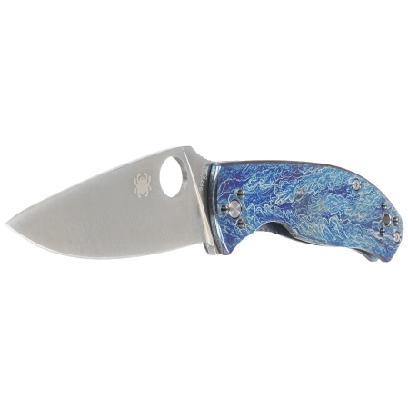 Nóż składany Spyderco Tenacious R.I.L. Disarray Titanium, Satin D2 by Eric Glesser (C122TIBLD2P)