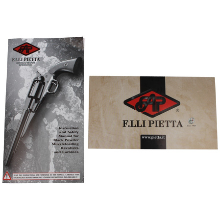 Pietta 1858 Remington New Model Army Stainless Sheriff revolver .44 (RGSSH44LC)