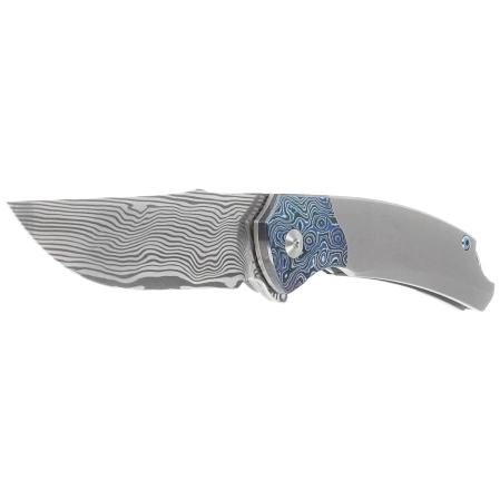 Nóż składany Bestech Supernova Grey Titanium/Zirconium Timascus, Damasteel (BT2111E)