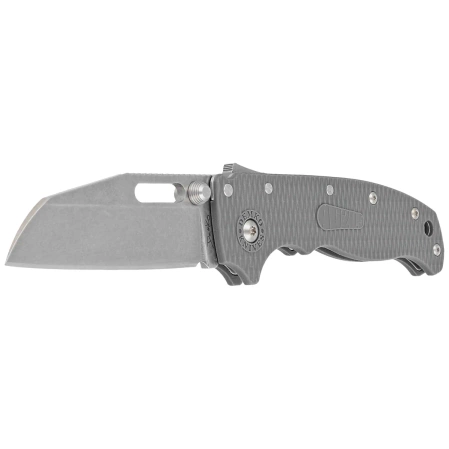 Demko AD20.5 SF Knife Grey Grivory, Stonewashed AUS10A by Andrew Demko (AD20.5-10A-GREY GRIVORY-SF)
