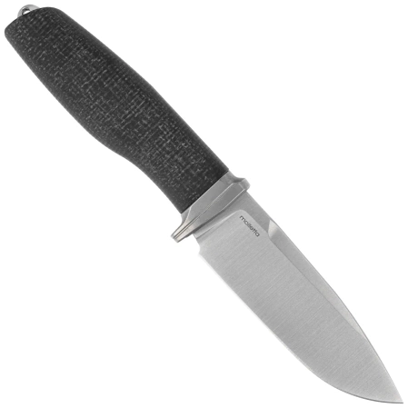LionSteel Acha Black Burlap Micarta, Satin M390 by Molletta (AH BLB)