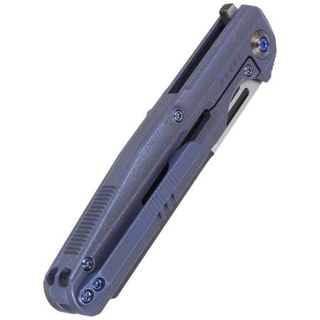 WE Knife Reiver LE No 044/260 Blue Titanium, Black Stonewashed CPM S35VN (WE16020-4)