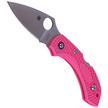 Spyderco Dragonfly 2 FRN Pink, S30V Plain Knife (C28FPPNS30V2)