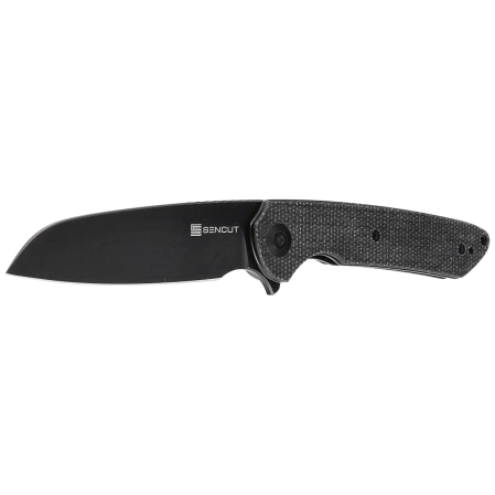 Nóż składany Sencut Kyril Black Micarta, Black Stonewashed 9Cr18MoV by Ferrum Forge Knife Works (S22001-3)