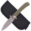 Sencut Knife Scepter Olive Micarta, Stonewashed 9Cr18MoV (SA03E)