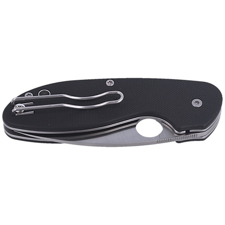 Spyderco Efficient G-10 Black PlainEdge Knife (C216GP)