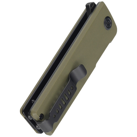 Nóż składany Kubey Knife Sailor Green G10, Blackwashed AUS-10 by Sekira Sochi (KU317C)