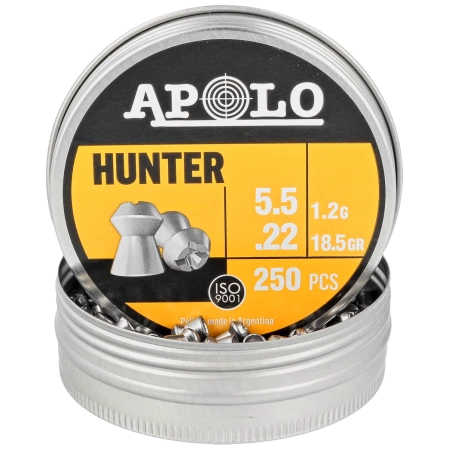 Śrut Apolo Hunter 5.5 mm, 250 szt. 1.20g/18.5gr (19971)
