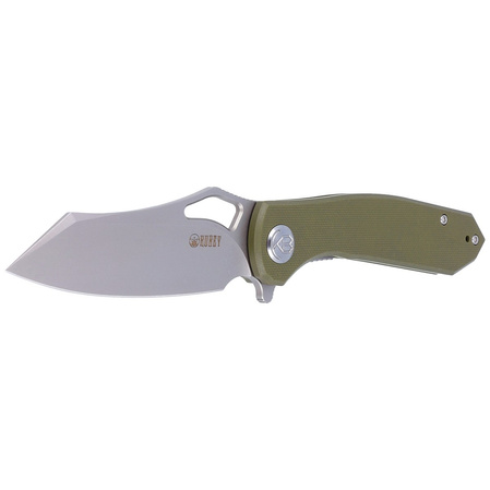Nóż składany Kubey Drake Green G10, Bead Blasted D2 by Maksim Tkaczuk (KU310C)