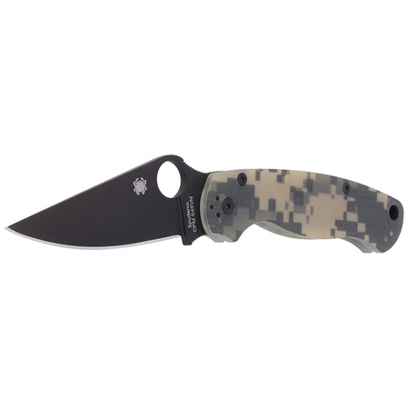 Spyderco Para Military 2 G-10 Camo, Black Blade (C81GPCMOBK2)