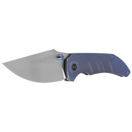 Nóż składany WE Knife Riff-Raff Blue Titanium, Hand Rubbed Satin CPM 20CV by Matthew Christensen (WE22020B-2)