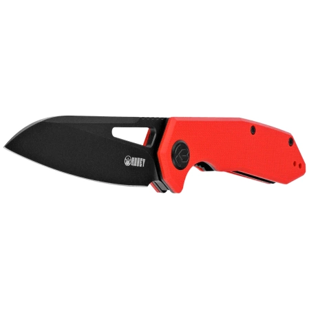 Nóż składany Kubey Vagrant Red G10, Black Stonewashed 14C28N by Maksim Tkachuk (KU291K)