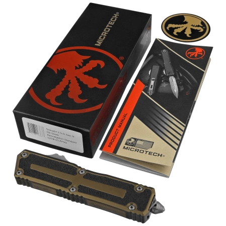 Nóż automatyczny OTF Microtech Scarab II Gen III S/E OD Green Aluminium, Apocalyptic M390MK by Tony Marfione (1278-10APOD)