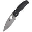 Spyderco Shaman Knife Black G10, Stonewashed CPM S30V by Sal Glesser (C229GP)