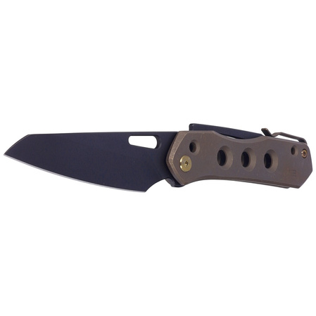 Nóż składany WE Knife Vision R Bronze Titanium, Black Stonewashed CPM 20CV by Snecx Tan (WE21031-4)