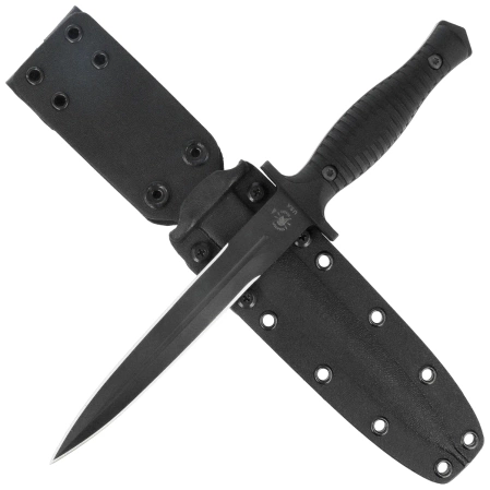 Nóż Spartan Blades George V-14 Dagger Black G10, Black PVD MagnaCut by Les George (SB27BKBKKYBK)
