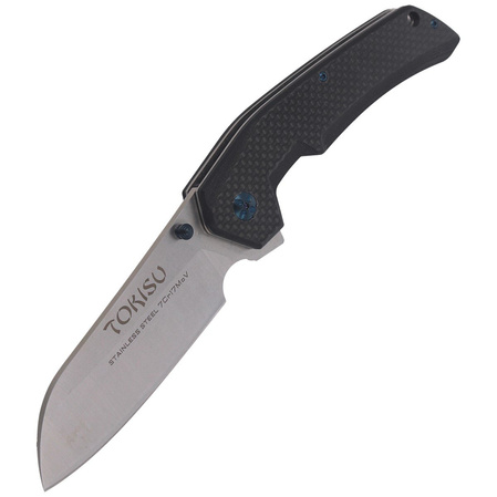 Nóż składany TOKISU Tactical Black G-10/Carbon Fiber, Satin (18448)