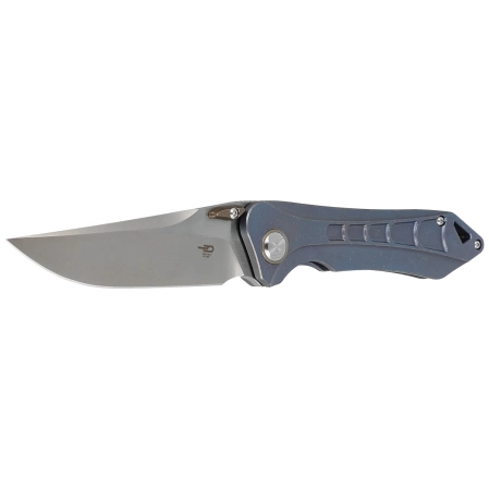 Nóż składany Bestech Supersonic Blue Titanium, Stonewashed / Satin CPM S35VN (BT1908B)