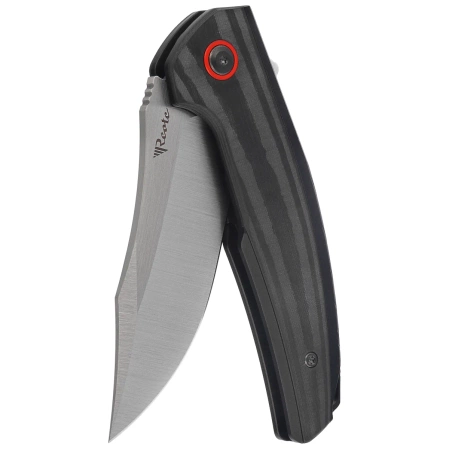 Reate Jack Jr. Knife Black Aluminium, Satin S30V (Jack Jr. BKAL SAT RDAL)