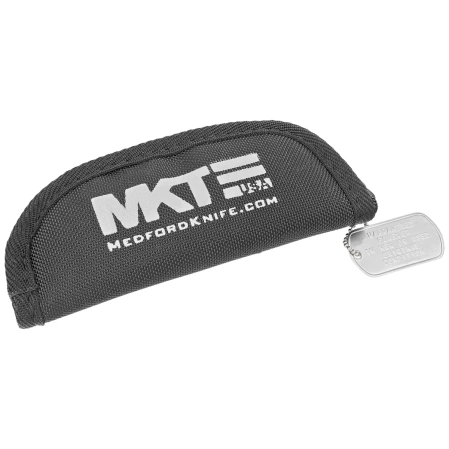 Medford Praetorian Genesis T Tanto Flamed Titanium, Std HW/Clip, Black DLC S45VN by Greg Medford (MK0294PT-03A2-TSCS-BN)