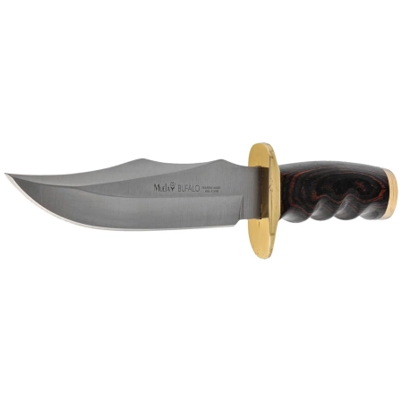 Nóż Muela Bufalo-17R Red Pakka Wood, Satin X50CrMoV15
