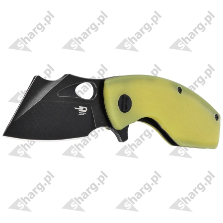Nóż składany Bestech Lizard Lime Green G10, Black Stonewashed D2 (BG39F)