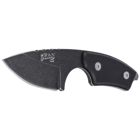 Nóż na szyję Herbertz CJH Neck Knife Black G10, Black Stonewashed 420 (55041 - 10000345)