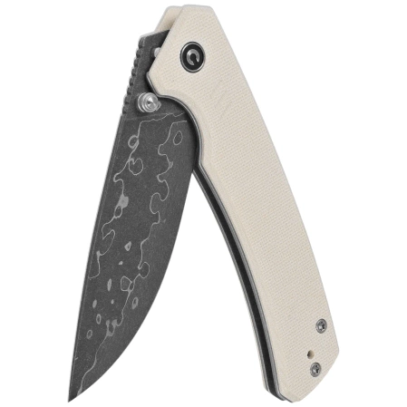 Nóż składany Civivi Merit Ivory G10, Damascus (C24012-DS1)