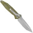 Microtech Socom Elite T/E-M Knife OD Green Aluminum, Stonewashed P/S M390 by Tony Marfione (161-11OD)