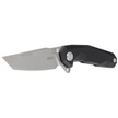 Kubey Carve Knife Black G10, Beadblasted AUS-10 (KB237G)