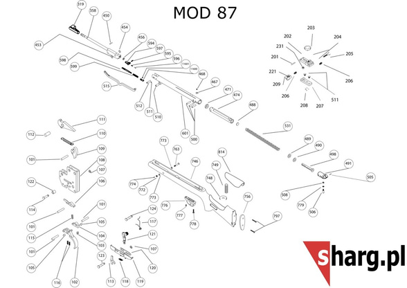 Kamień blokujący tłok do Hatsan MOD 33-135, Torpedo: 100X, 105X, 150, 155, Dominator 200, Proxima (111)