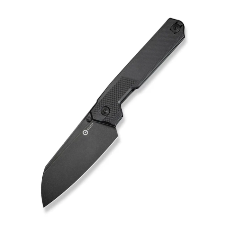 Civivi Hid Knife Black G10, Black Stonewashed 14C28N by Ostap Hel (C23008-1)