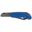 MAC Coltellerie Boat 2 Sailing Knife Blue PP/TPE, Satin W 1.4034 (MC BOT2.B)