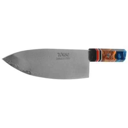 Nóż kuchenny Tokisu Gyuto Stabilized Wood/Epoxy, Damascus (17455)