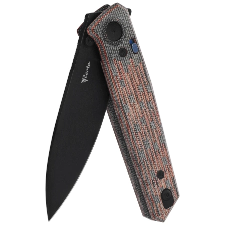 Nóż składany Reate PL-6 Red / Black Micarta, Black PVD Nitro-V (PL-6 RDBKM PVD)