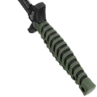 K25 RK-32207 Boot Knife Green ABS/Black Rubber, Black Titanium 7Cr17Mov