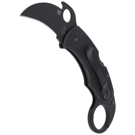 Spyderco Karahawk G-10 All Black Karambit (C170GBBKP)