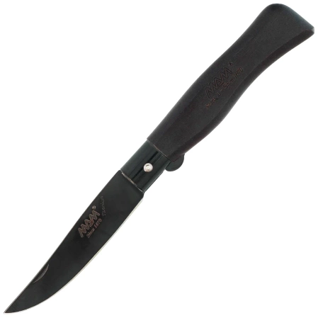 Nóż składany MAM Douro All Black Ebony Wood, Nickel-plated Brass PVD HW, Titanium PVD X50CrMoV15 (2250)