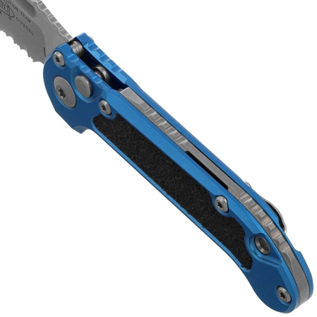 Nóż automatyczny Microtech LUDT Gen III T/E Blue Aluminium, Stonewashed P/S M390MK by Tony Marfione (1136-11BL)