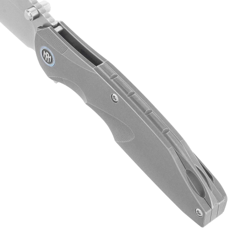 Remette RT-Cool Whale Knife Gray Titanium, Manual Fine Grinding Pearlescent M390 (RTCL-T2)