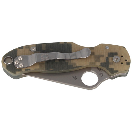 Spyderco Para 3 G-10 Digital Camo Plain (C223GPCMO)