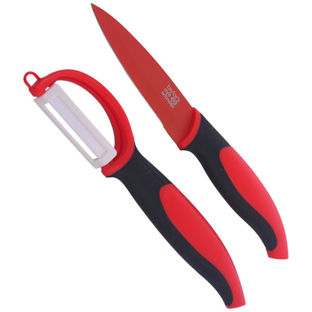 Taylor's Eye Knife Peeler and Peeler Red Set (377800)